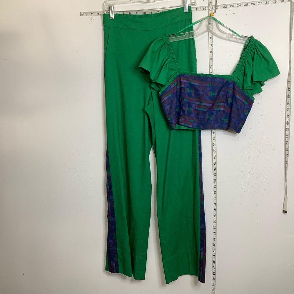 RACHEL ZOE Green Women's Pants & Jumpsuit Set